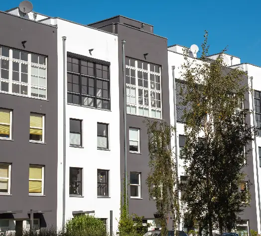 Secure your rental home with insurance Apartment building exterior