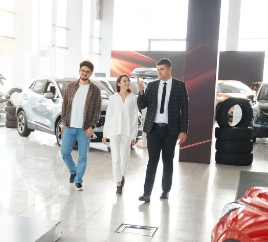 Showroom Insurance for Dealerships Auto showroom interior with luxury cars