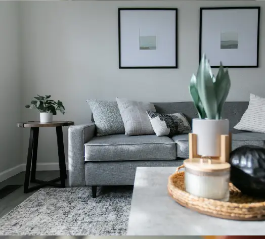 Protect your condo with insurance Condo living room with furniture