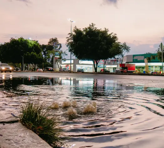 Protect your home from floods Flooded street after a storm