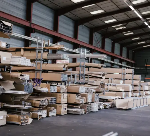 Protect Business Assets and Inventory Warehouse stocked with inventory