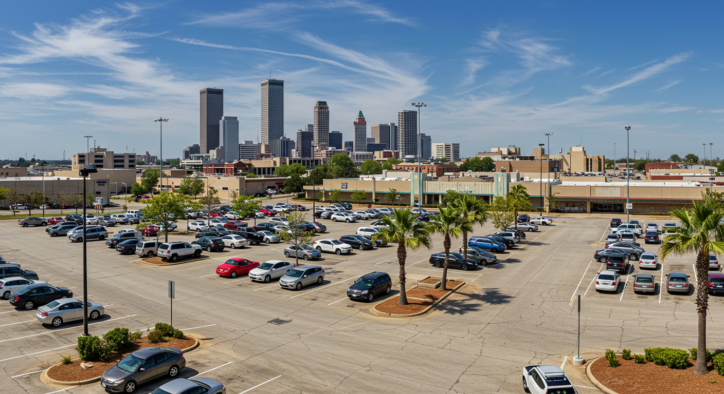 downtown Tulsa parking lot Tulsa Auto Insurance Insights